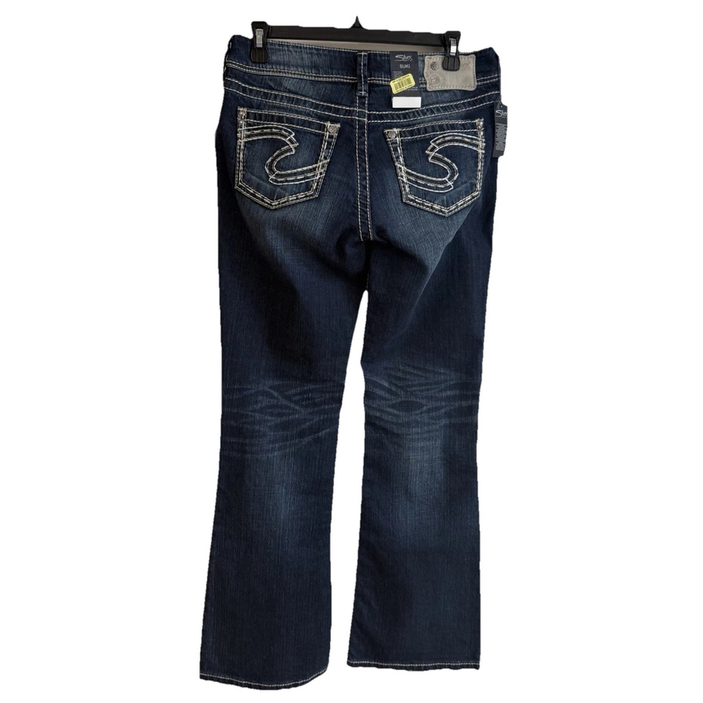 Silver Suki 28X30 NWT Midrise Curvy Fit Relaxed Boot Cut Double Stitch Jeans